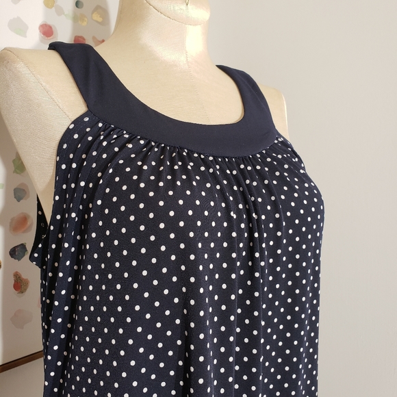 Sweet Storm polka dot sleeveless dress size Medium - Picture 7 of 7